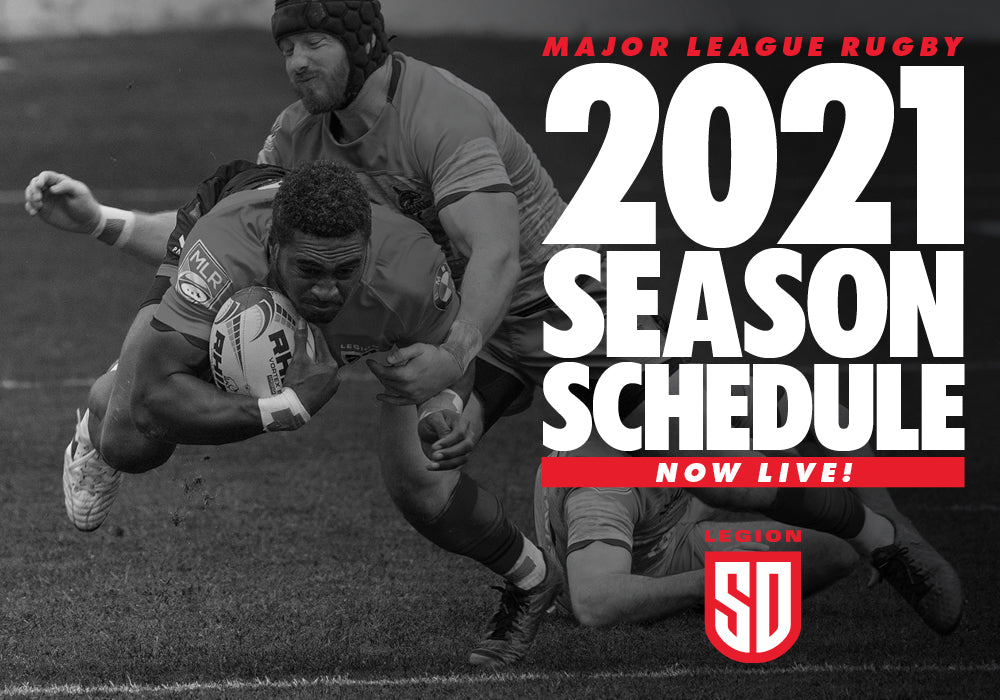 MAJOR LEAGUE RUGBY ANNOUNCES 2021 SEASON SCHEDULE