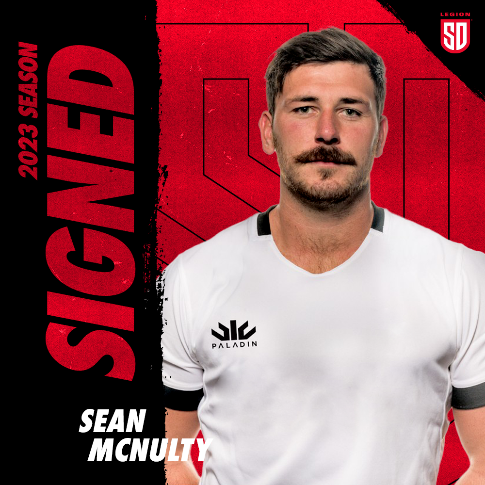 Sean McNulty is signed to the SD Legion!