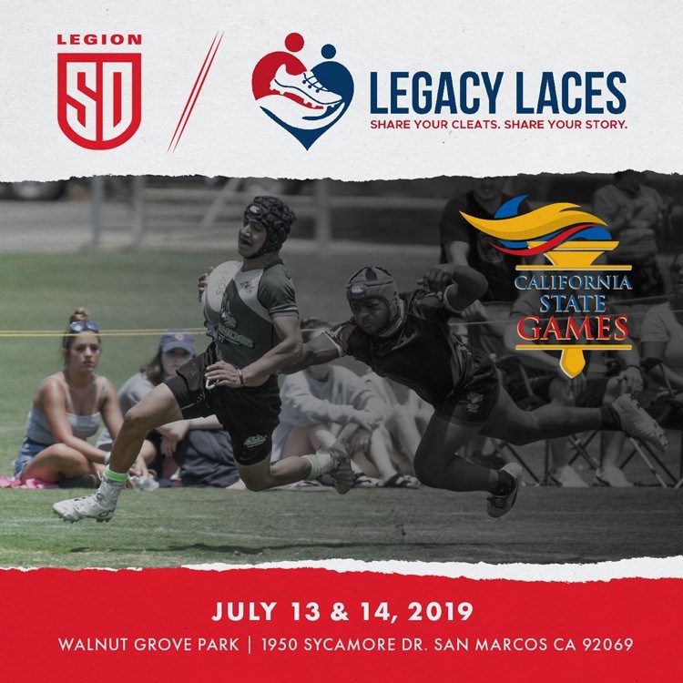 LEGION SET TO HOST LEGACY LACES AT THE CALIFORNIA STATE GAMES YOUTH RUGBY TOURNAMENT