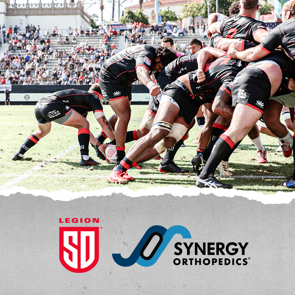 San Diego Legion Names Synergy Orthopedics & Dr. Tal S. David as Exclusive Healthcare Provider for 2022 Season