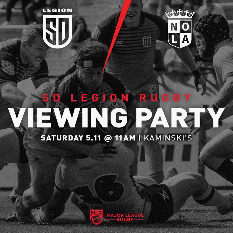 LEGION VS. NOLA GOLD OFFICIAL WATCH PARTY – KAMINSKI’S