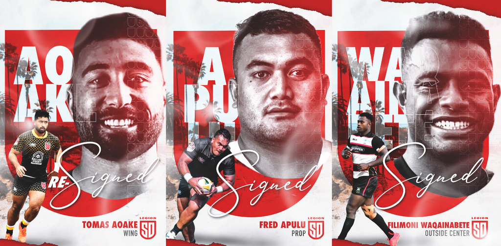 PLAYER ANNOUNCEMENTS WITH TOMAS AOAKE, FRED APULU, AND FILIMONI WAQAINABETE