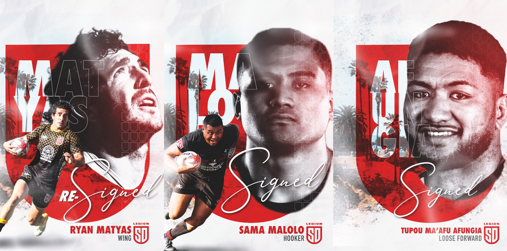 PLAYER ANNOUNCEMENTS WITH RYAN MATYAS, SAMA MALOLO, AND TUPOU MA'A AFUNGIA