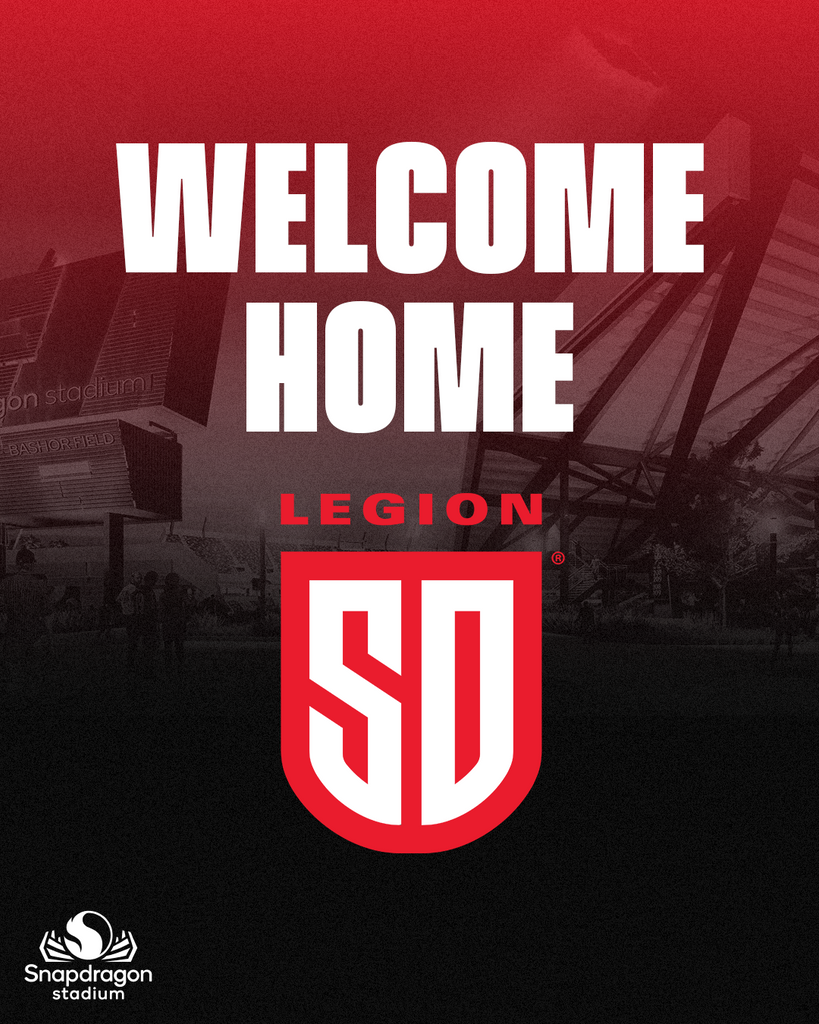 San Diego Legion Announces Snapdragon Stadium as Permanent Home Starting in 2023