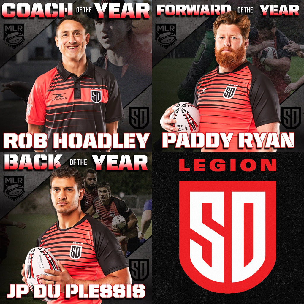 MAJOR LEAGUE RUGBY ANNOUNCES FIRST AND SECOND ALL-MLR TEAMS, AWARD WINNERS FOR 2019