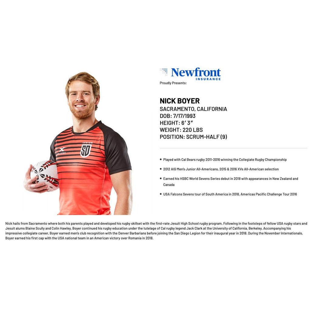 NEWFRONT INSURANCE PARTNERS WITH LEGION TO SUPPORT NICK BOYER