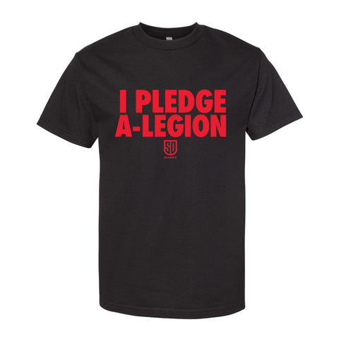 I Pledge A-Legion Black Tee