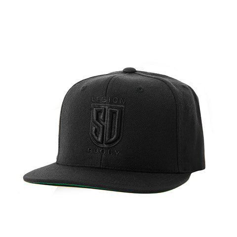 SD Legion Black on Black Snapback Hat