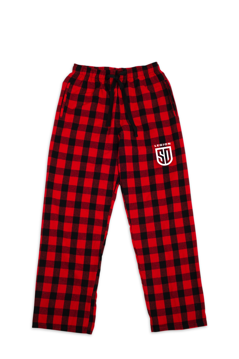 Black and red check pajamas sale