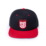 SD Legion Red Flat Bill Snapback Hat