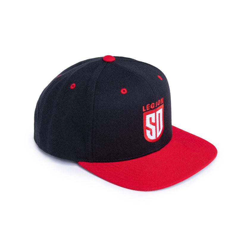 SD Legion Red Flat Bill Snapback Hat