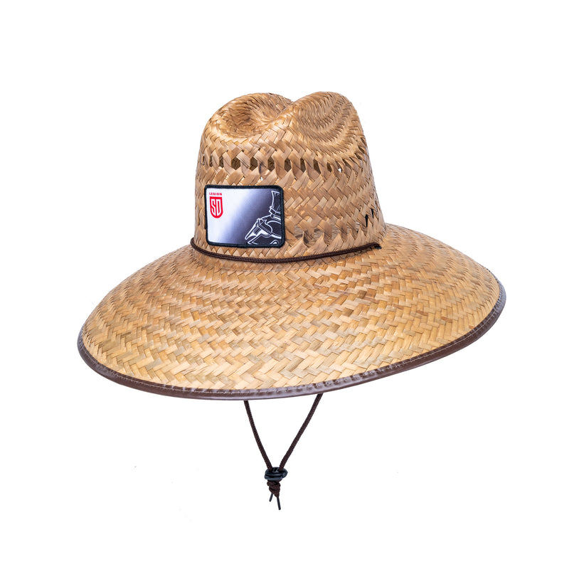 SD Legion Wide Brim Straw Patch Hat